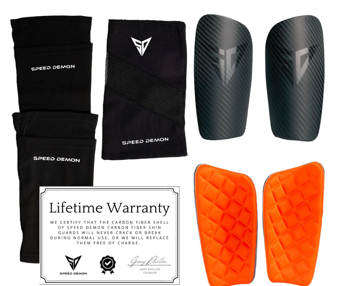 Speed Demon® V3 Carbon Fiber Shin Guards