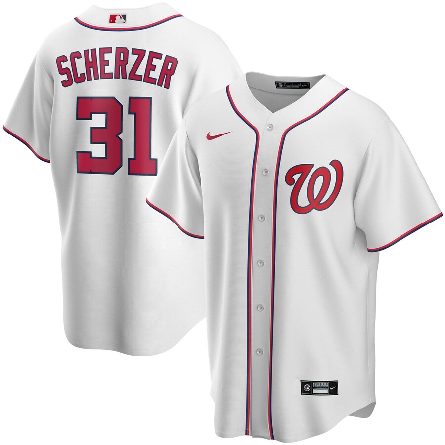 Washington Nationals Player Name Jersey.