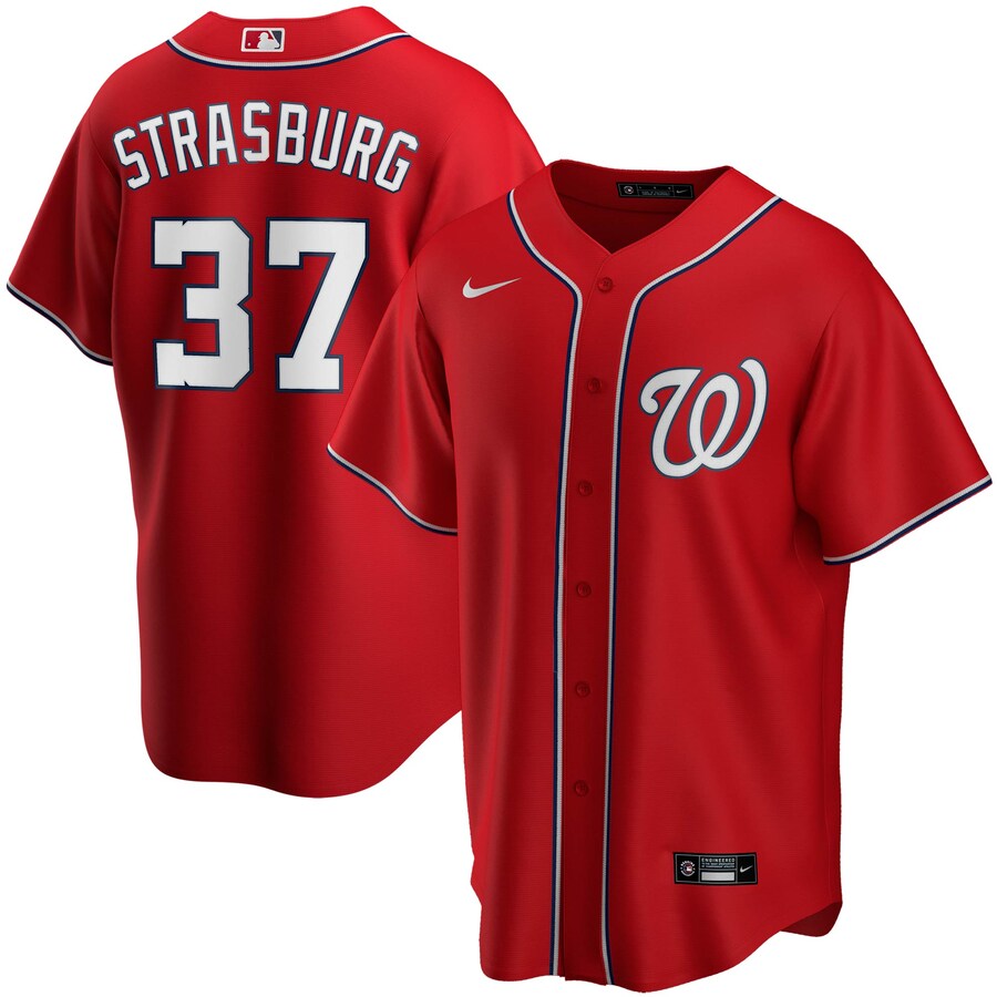 Washington Nationals Player Name Jersey.