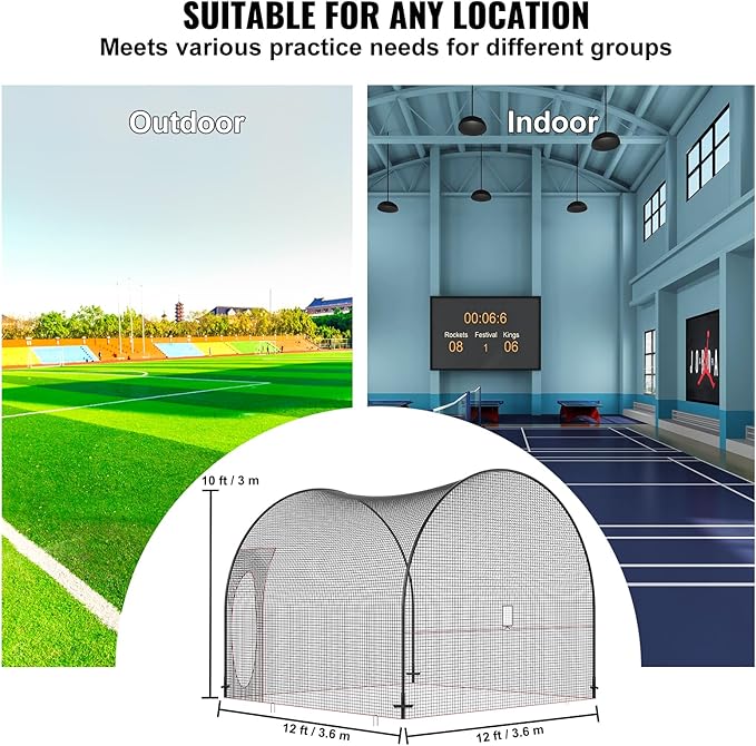 Baseball batting cage