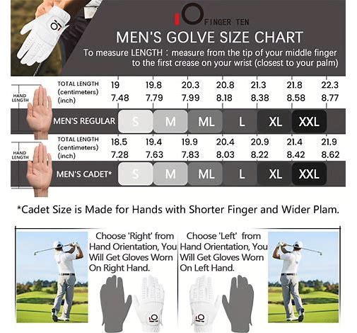 Finger Ten Golf Glove