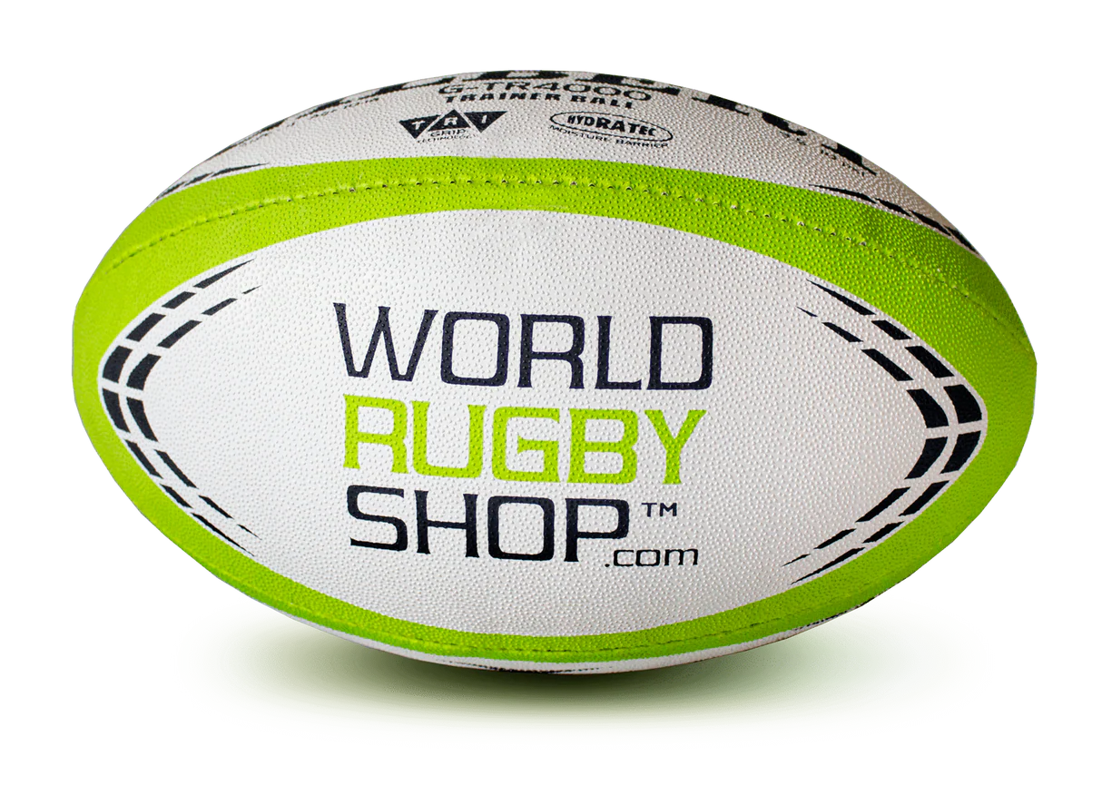 Gilbert WRS G-TR4000 Rugby Training Ball Size 5 Set of 3 + Kicking Tee