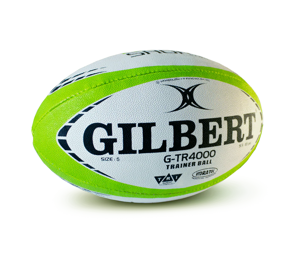 Gilbert WRS G-TR4000 Rugby Training Ball Size 5 Set of 3 + Kicking Tee