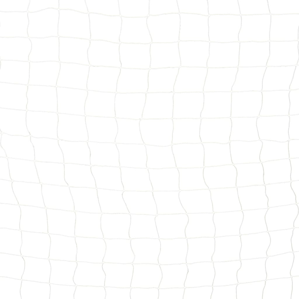 vidaXL Soccer Goal Training Soccer Net Practice Net Metal Black and White-10