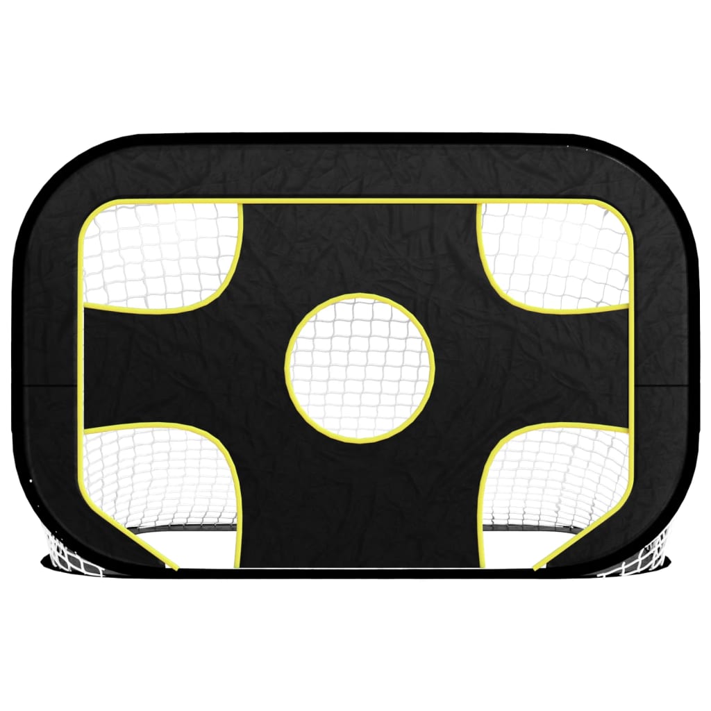 vidaXL Football Goal Net with Target 47.2"x31.5"x31.5" Polyester-1