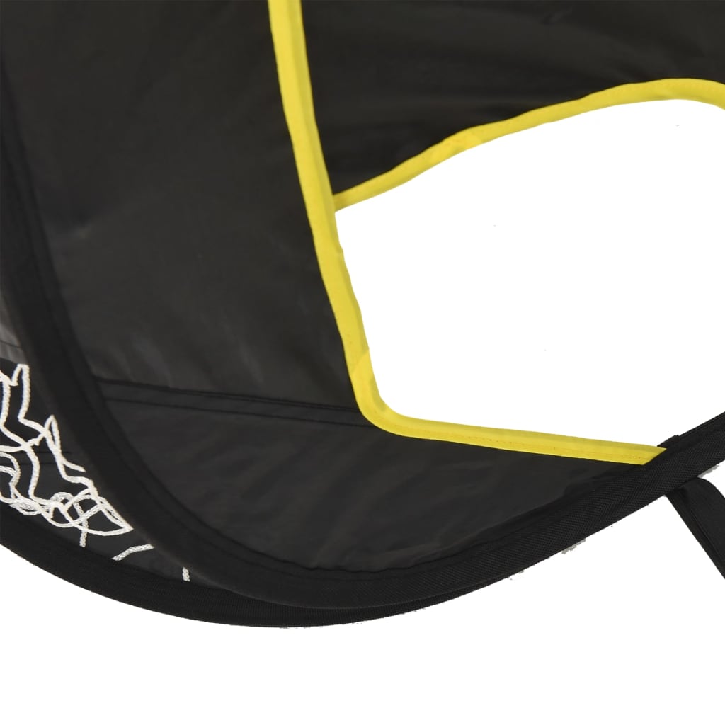 vidaXL Football Goal Net with Target 47.2"x31.5"x31.5" Polyester-3