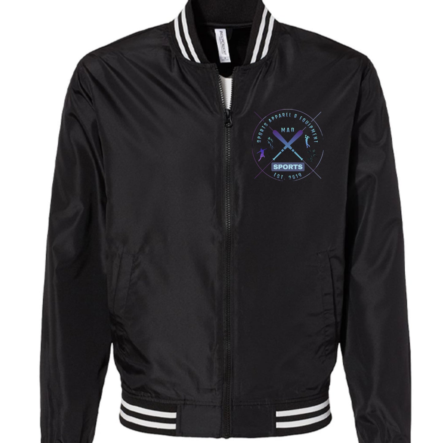 Black/ White Stripe - FRONT