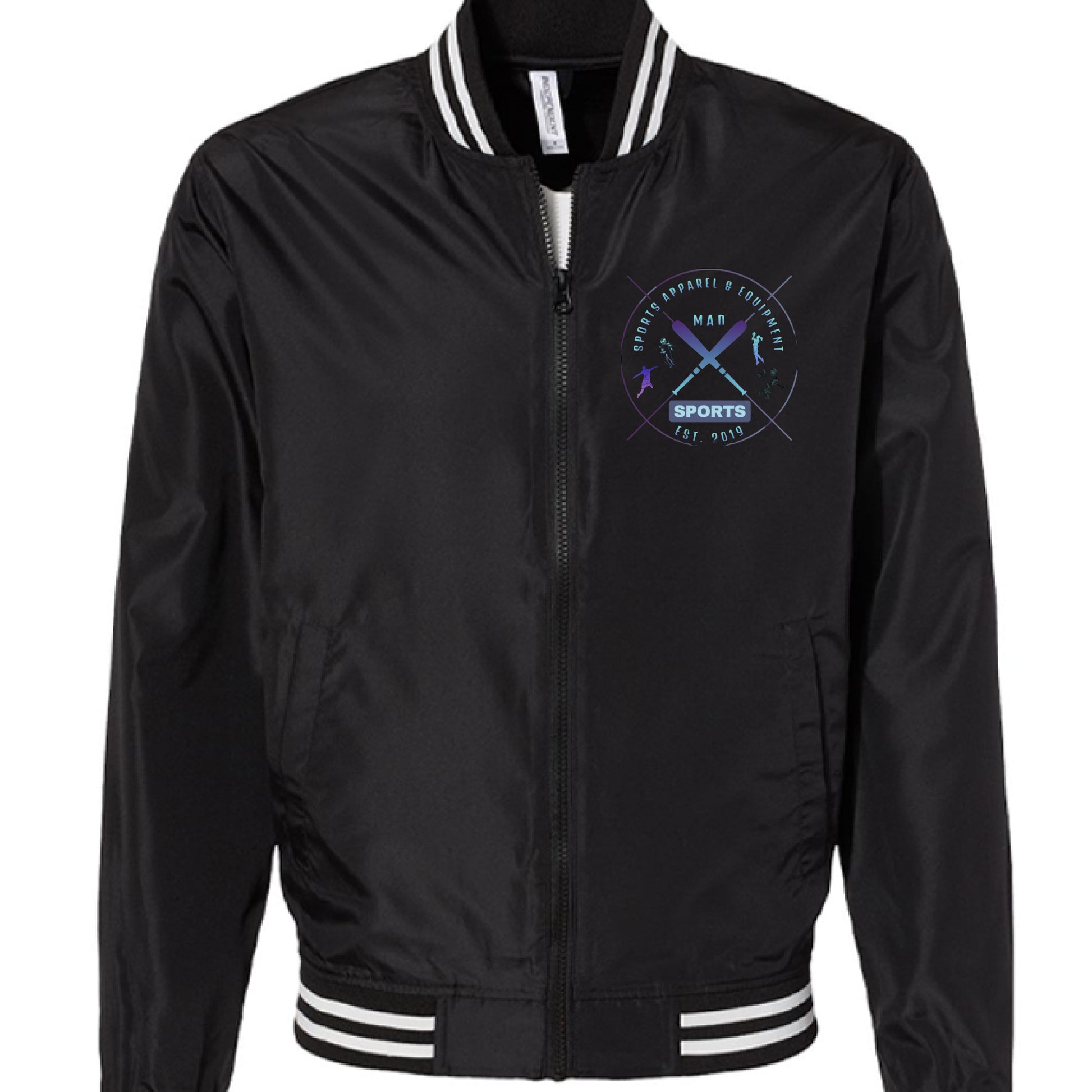 Black/ White Stripe - FRONT