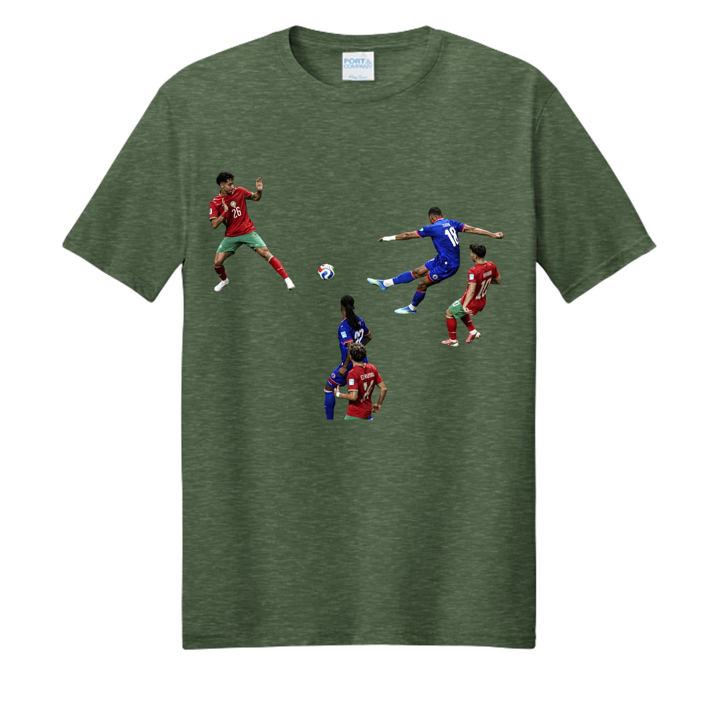 Forest Green Heather - PC455 - FRONT