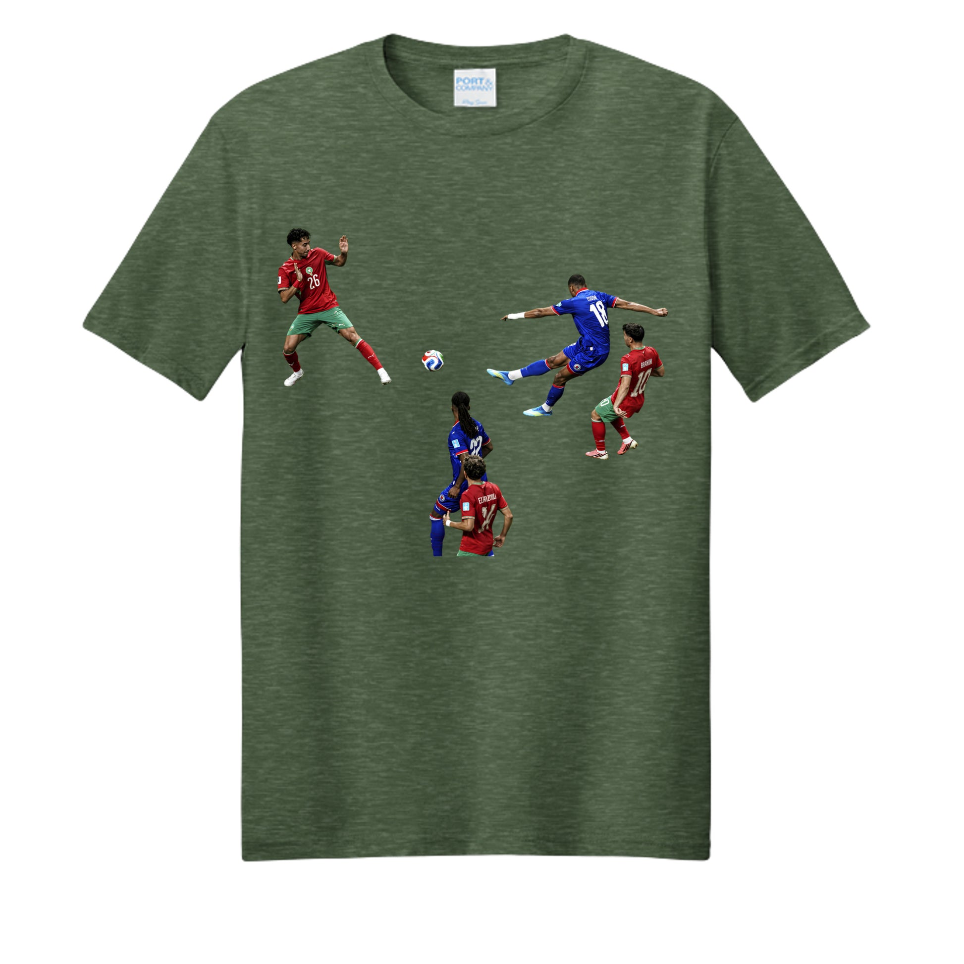 Forest Green Heather - PC455 - FRONT