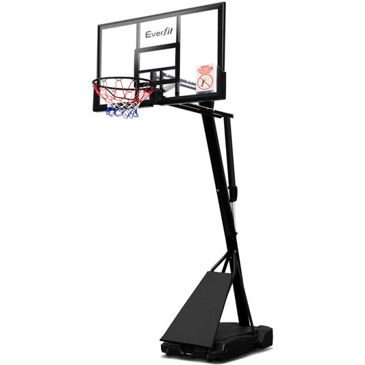 Pro Portable Basketball Stand System Ring Hoop Net Height Adjustable 3.05M-0