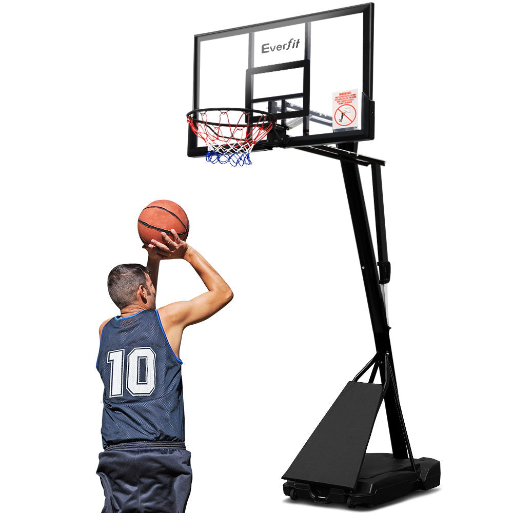 Pro Portable Basketball Stand System Ring Hoop Net Height Adjustable 3.05M-6