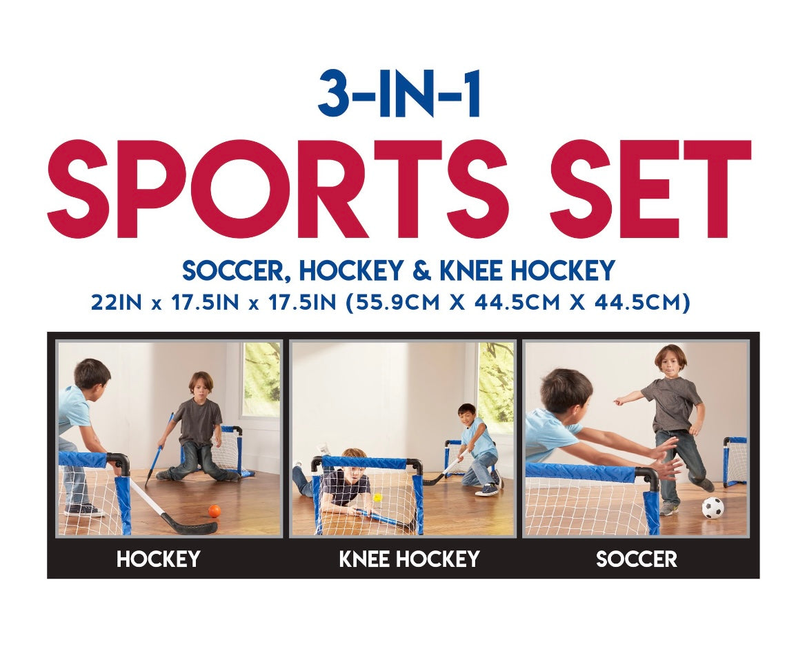 3-in-1 Indoor Sports Set